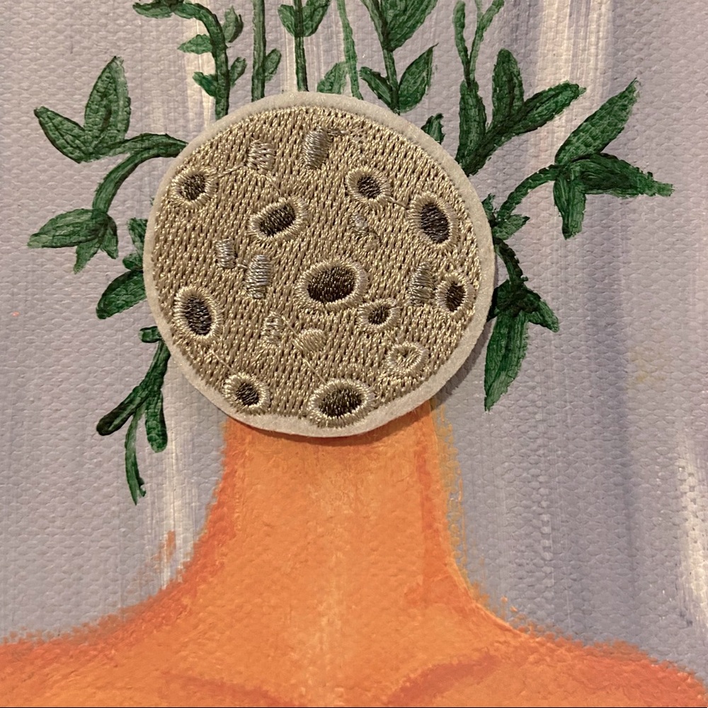 SOLD😍🪙Moon iron on patch🪙